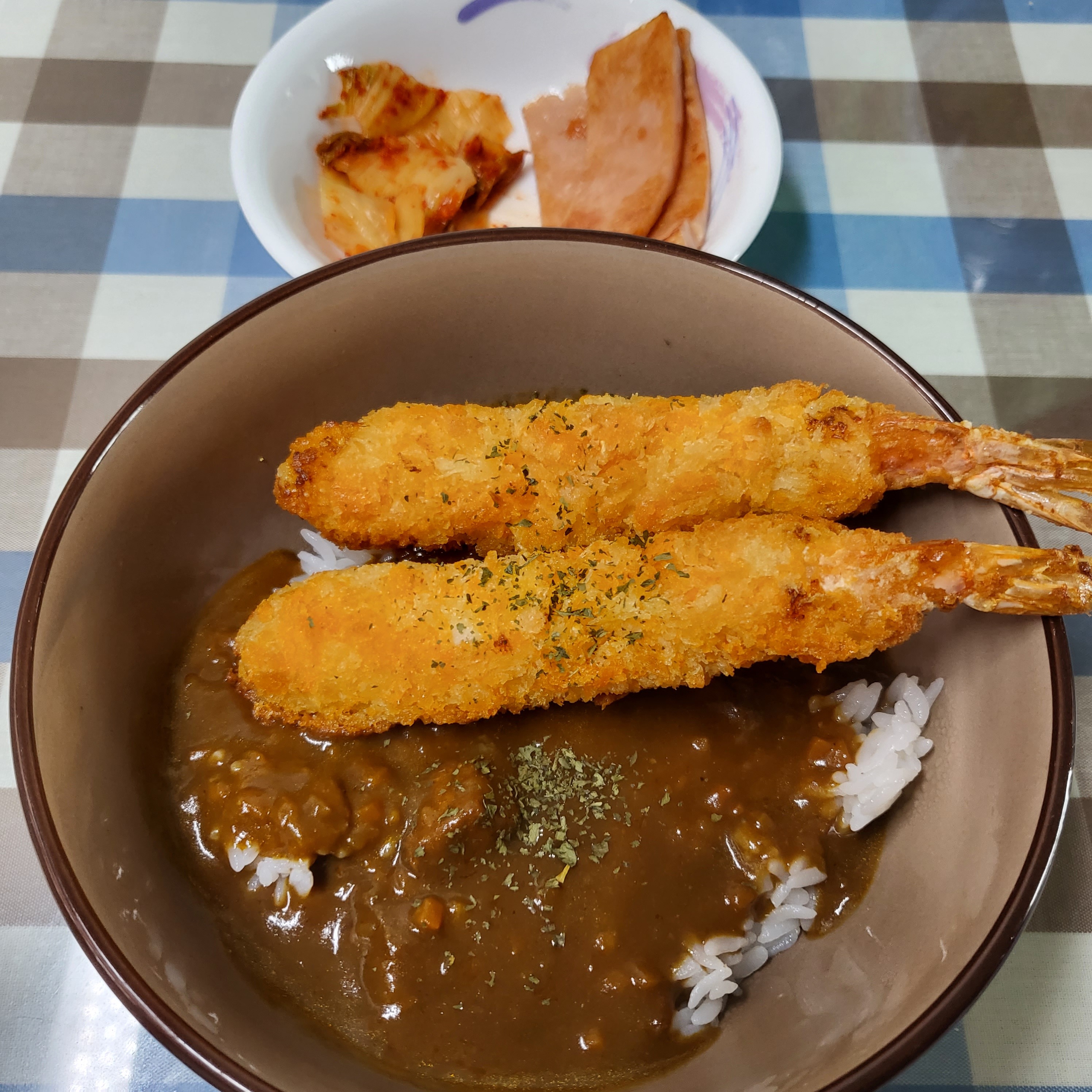 새우튀김 카레