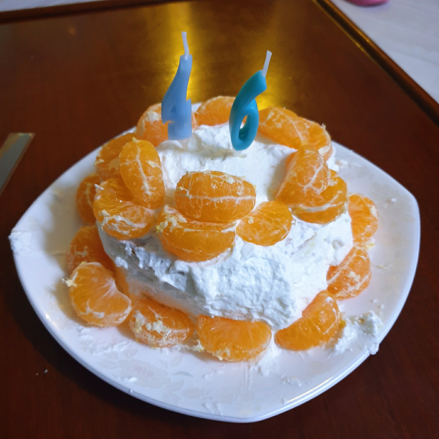 여덟살 딸랑구가 만들어준 생일 케잌