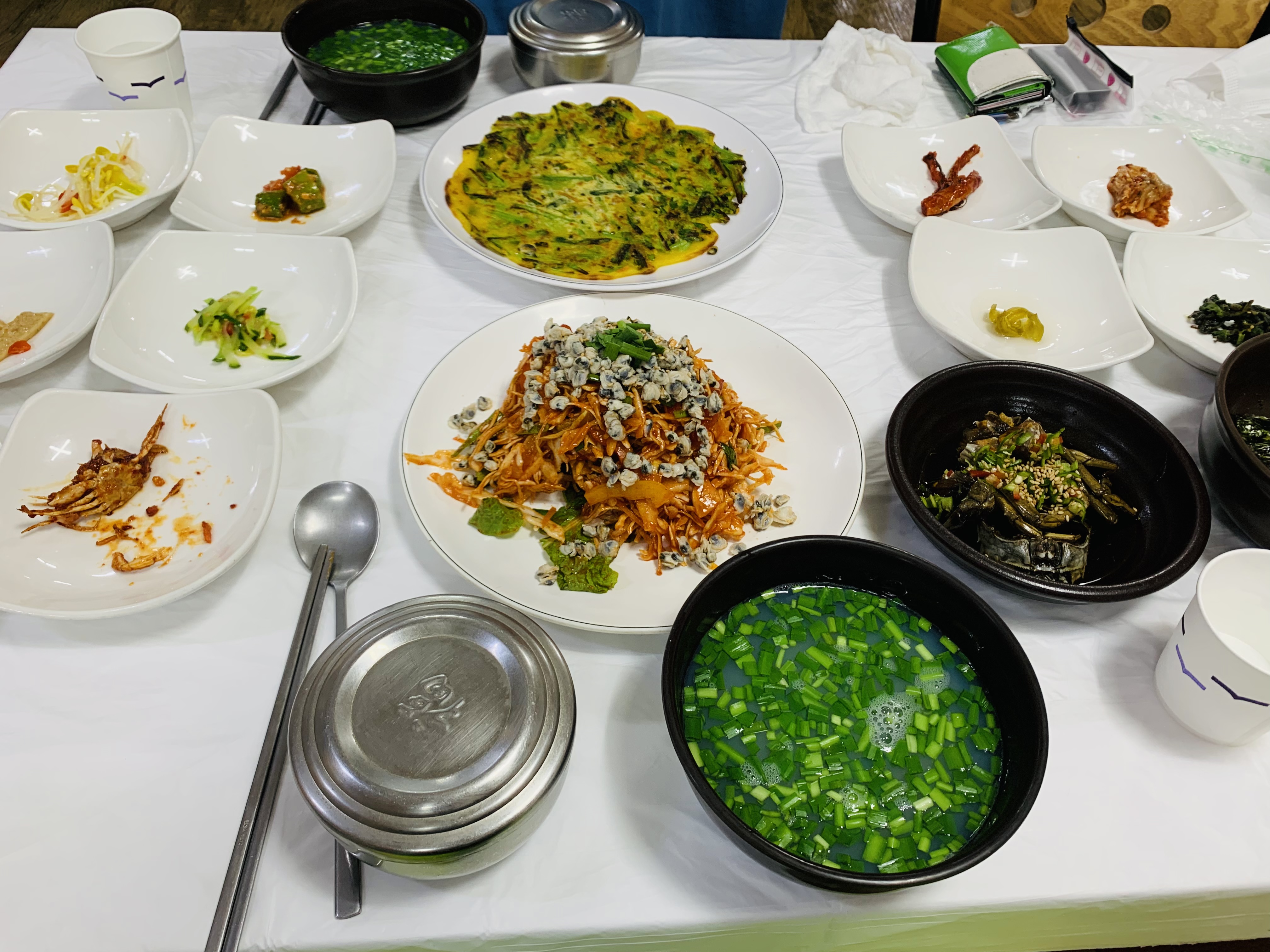 재첩 정식