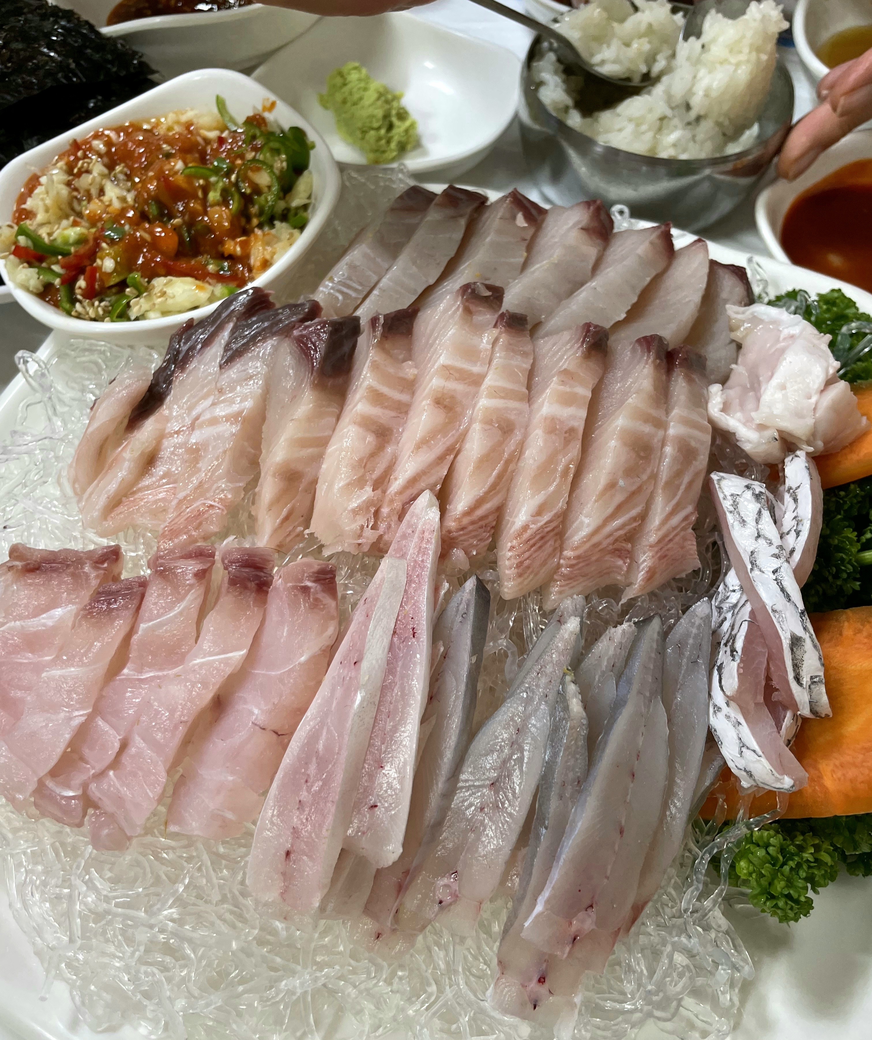 여수에서 먹은 선어 횟집
