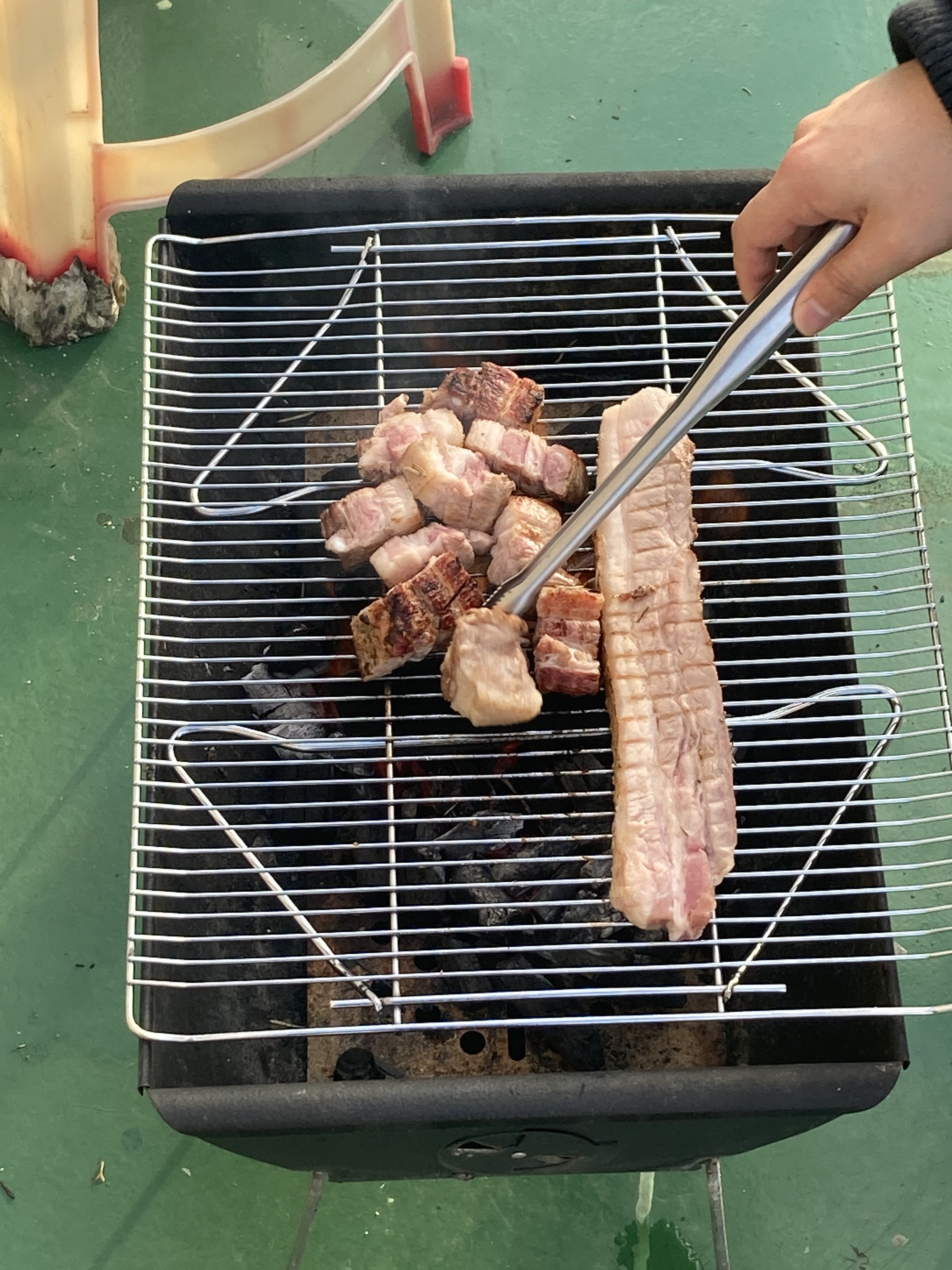 오늘 친구랑 바베큐햌ㅅ음