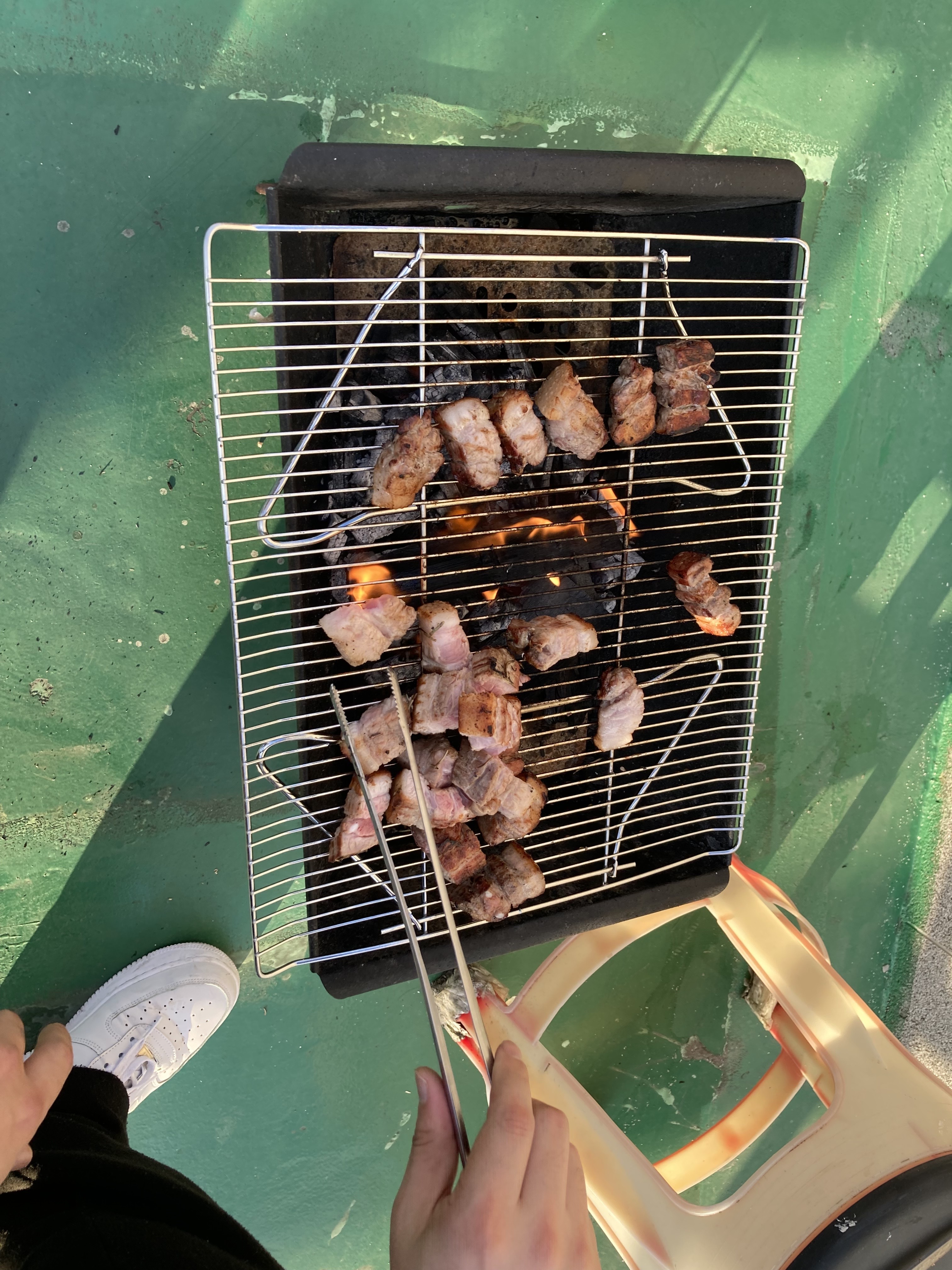 오늘 친구랑 바베큐햌ㅅ음
