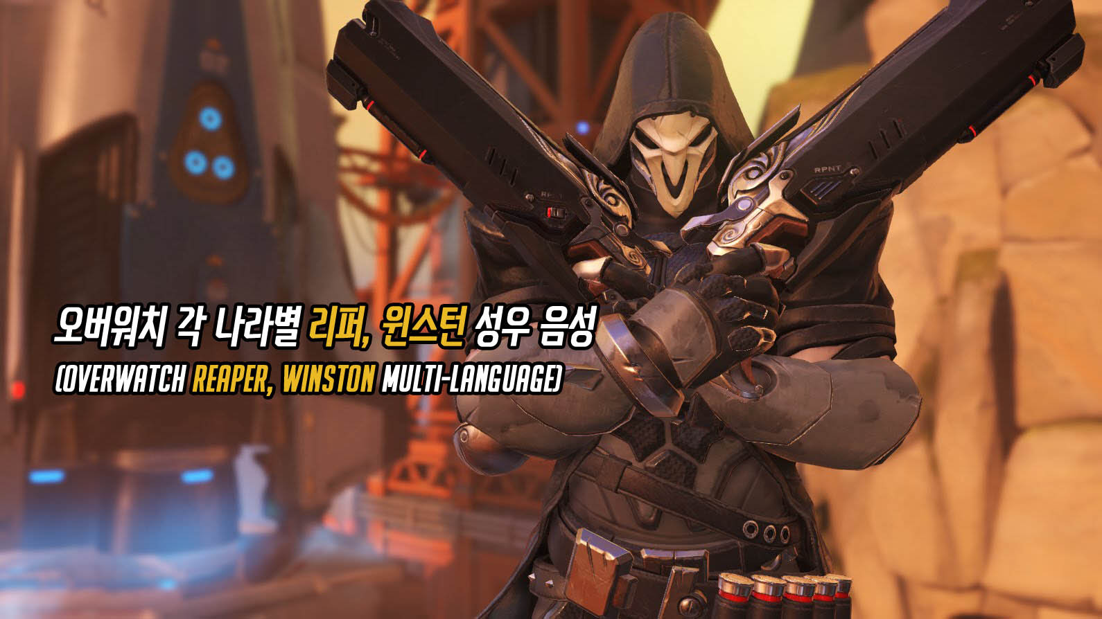 오버워치 각 나라별 리퍼 성우 더빙